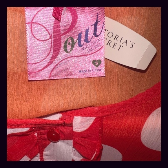 Victoria’s Secret Pout Polka Dot Baby Doll Dress ASO BLAIR WALDORF Size S NWT - Picture 8 of 8